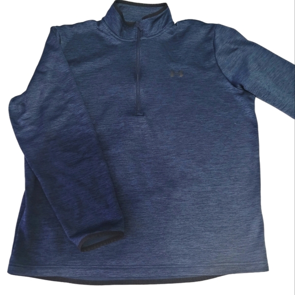 Under Armour Men's Large Fleece Sweatshirt Blue - Picture 12 of 13